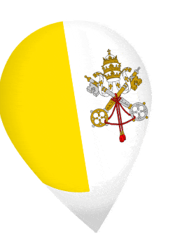 Vatican City Drop Pin Wobble animated flag GIF