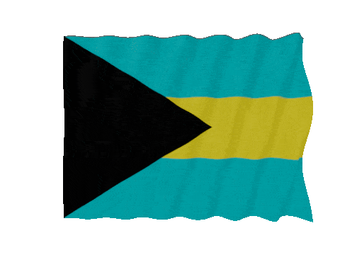 Bahamas Fast Wave animated flag GIF