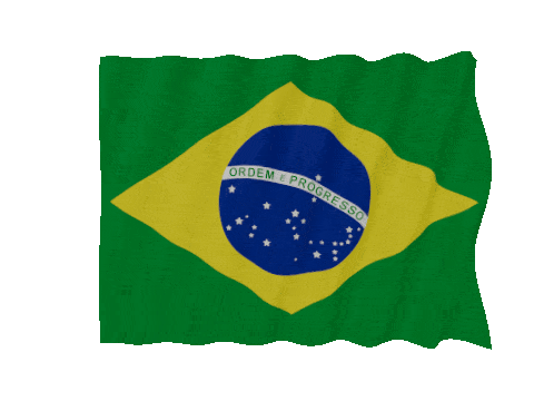 Brazil Fast Wave animated flag GIF