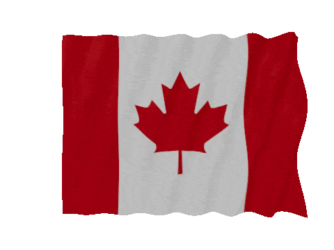 Canada Fast Wave animated flag GIF