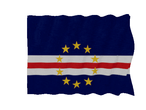 Cape Verde Fast Wave animated flag GIF