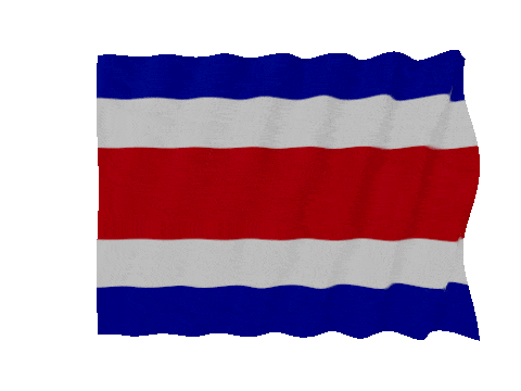 Costa Rica Fast Wave animated flag GIF