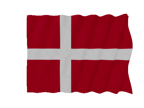 Denmark Fast Wave animated flag GIF