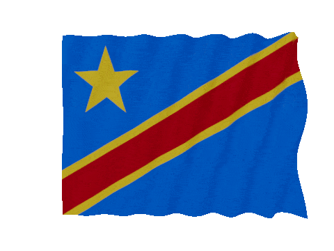 Dr Congo Fast Wave animated flag GIF
