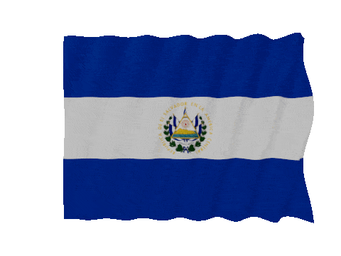 El Salvador Fast Wave animated flag GIF