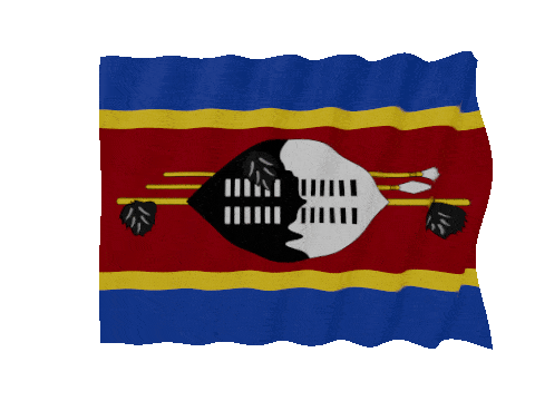 Eswatini Fast Wave animated flag GIF