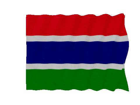Gambia Fast Wave animated flag GIF
