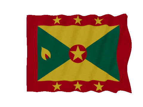 Grenada Fast Wave animated flag GIF