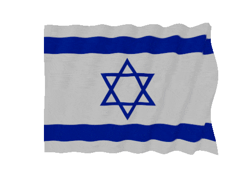 Israel Fast Wave animated flag GIF