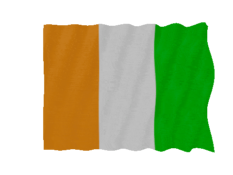 Ivory Coast Fast Wave animated flag GIF