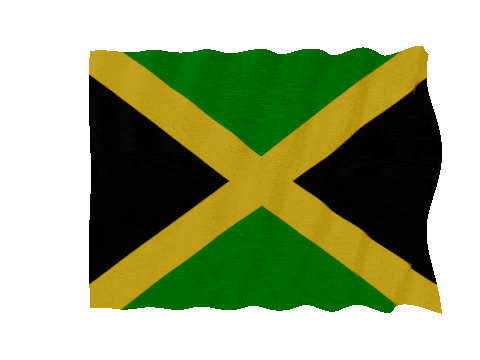 Jamaica Fast Wave animated flag GIF