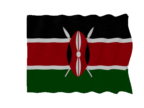 Kenya Fast Wave animated flag GIF