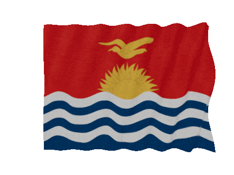 Kiribati Fast Wave animated flag GIF