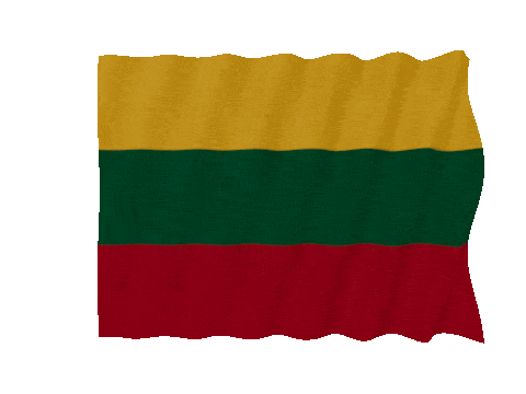 Lithuania Fast Wave animated flag GIF
