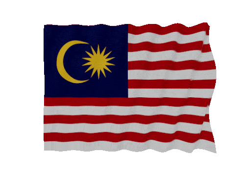 Malaysia Fast Wave animated flag GIF