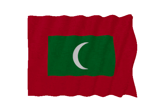 Maldives Fast Wave animated flag GIF