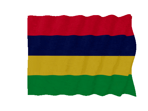 Mauritius Fast Wave animated flag GIF