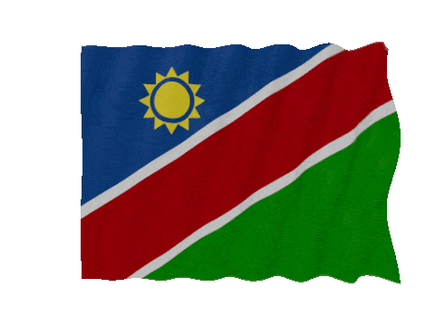 Namibia Fast Wave animated flag GIF