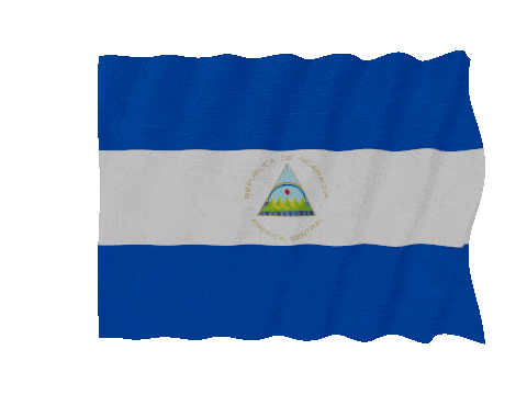 Nicaragua Fast Wave animated flag GIF