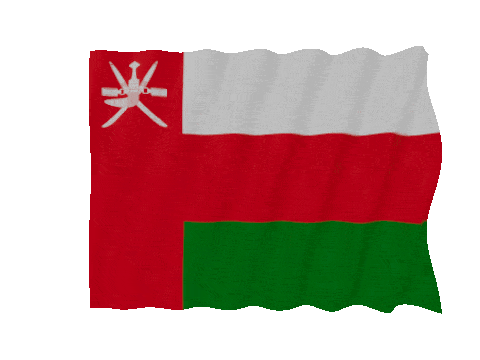 Oman Fast Wave animated flag GIF