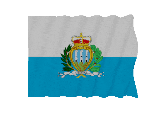 San Marino Fast Wave animated flag GIF