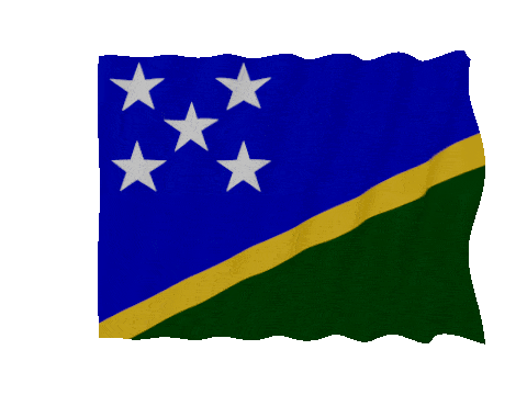 Solomon Islands Fast Wave animated flag GIF