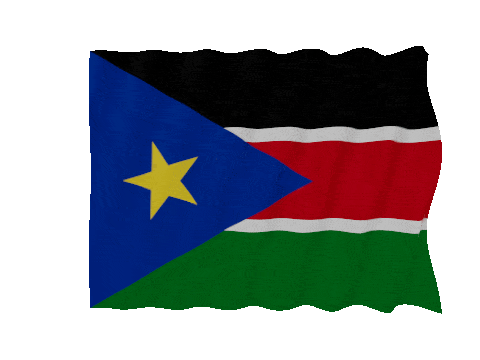 South Sudan Fast Wave animated flag GIF