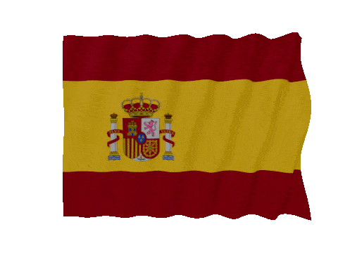 Spain Fast Wave animated flag GIF