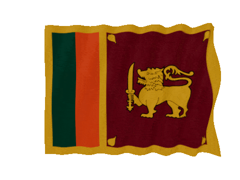 Sri Lanka Fast Wave animated flag GIF