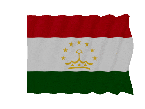 Tajikistan Fast Wave animated flag GIF