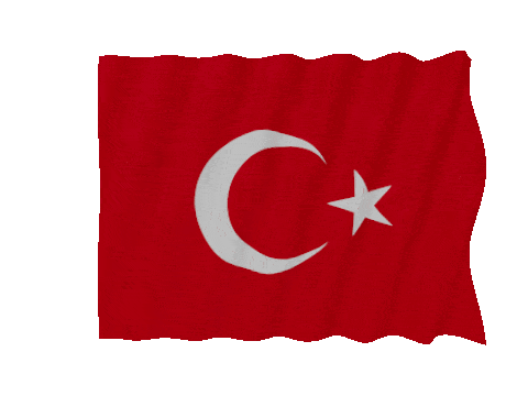 Turkey Fast Wave animated flag GIF