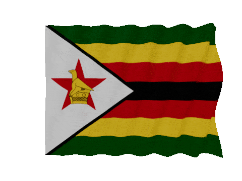 Zimbabwe Fast Wave animated flag GIF