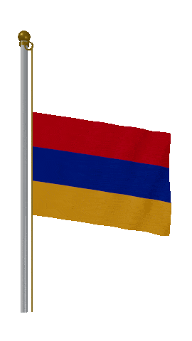 Armenia Half Mast animated flag GIF