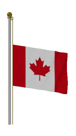 Canada Half Mast animated flag GIF
