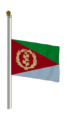 Eritrea Half Mast animated flag GIF