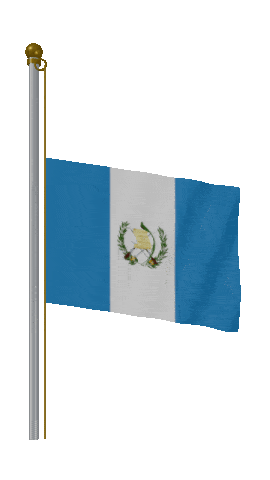 Guatemala Half Mast animated flag GIF
