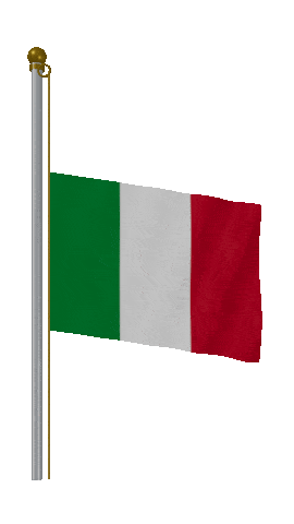 Italy Half Mast animated flag GIF