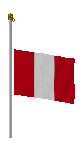 Peru Half Mast animated flag GIF