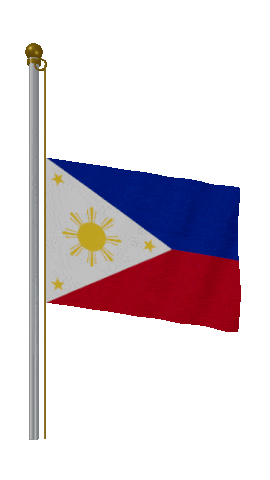 Philippines Half Mast animated flag GIF