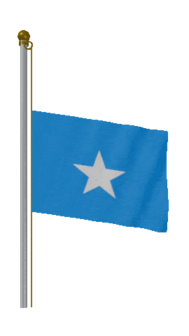 Somalia Half Mast animated flag GIF