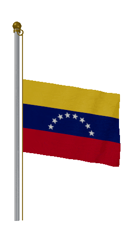 Venezuela Half Mast animated flag GIF