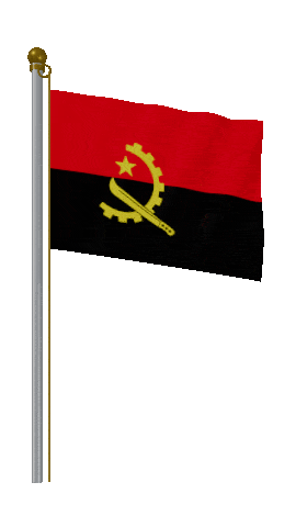 Angola Hold Pole animated flag GIF