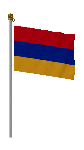 Armenia Hold Pole animated flag GIF