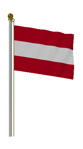 Austria Hold Pole animated flag GIF