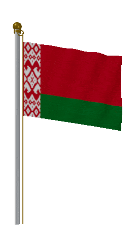 Belarus Hold Pole animated flag GIF