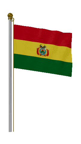 Bolivia Hold Pole animated flag GIF