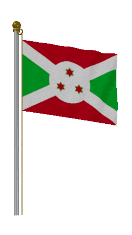 Burundi Hold Pole animated flag GIF