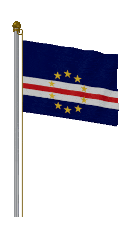 Cape Verde Hold Pole animated flag GIF