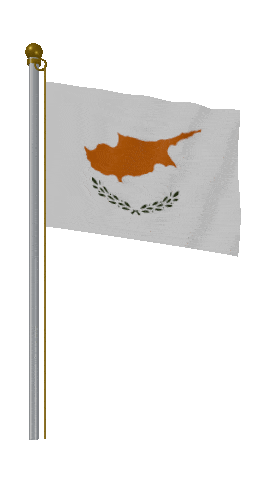 Cyprus Hold Pole animated flag GIF