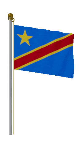 Dr Congo Hold Pole animated flag GIF